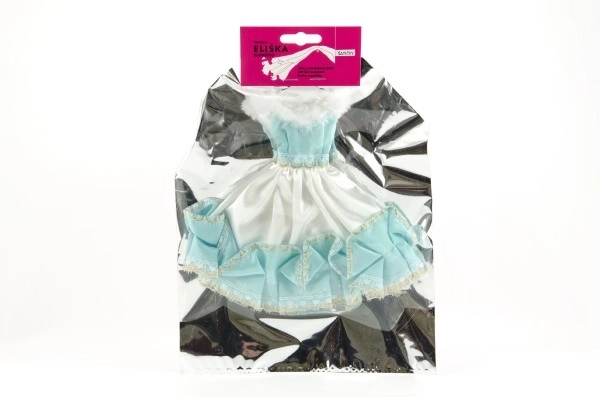 Jurkjes/Kleding voor poppen assorti in zak 27x30cm