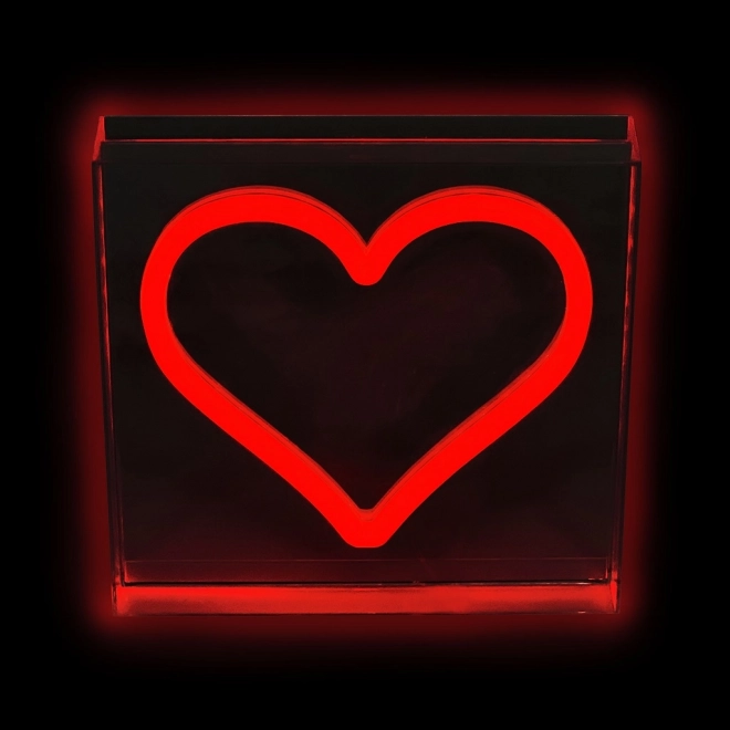 LED neon lampje rood hart