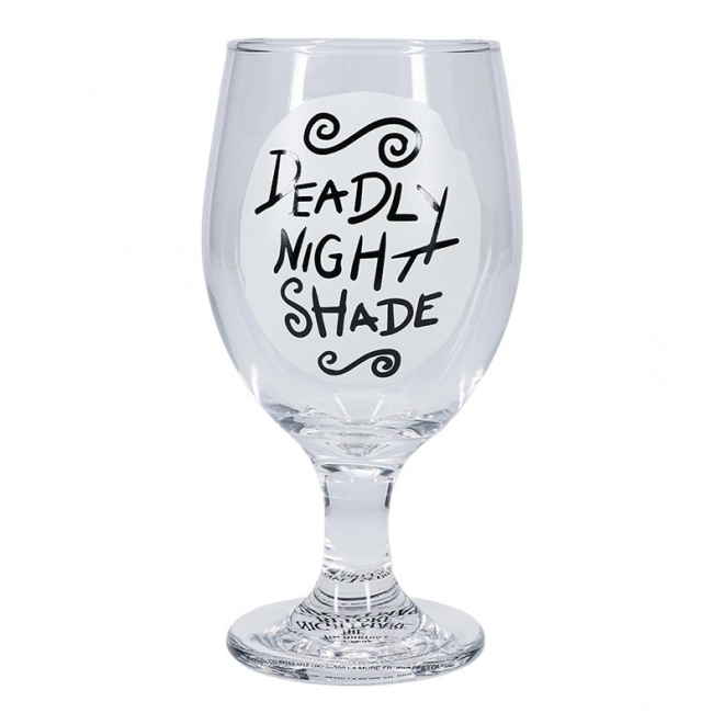 Glas met het thema Nightmare Before Christmas