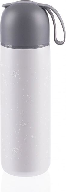 Thermosfles voor dranken met siliconenhouder 400 ml, Stars