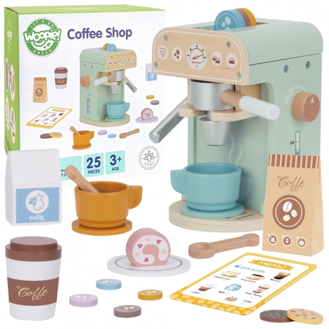 Woopie Green Houten Koffiehuis