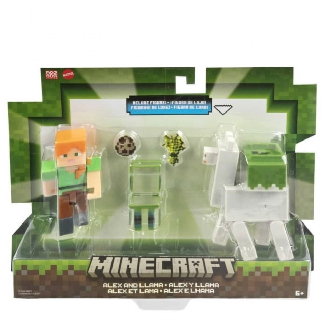 Minecraft figuurtjes Alex en lama