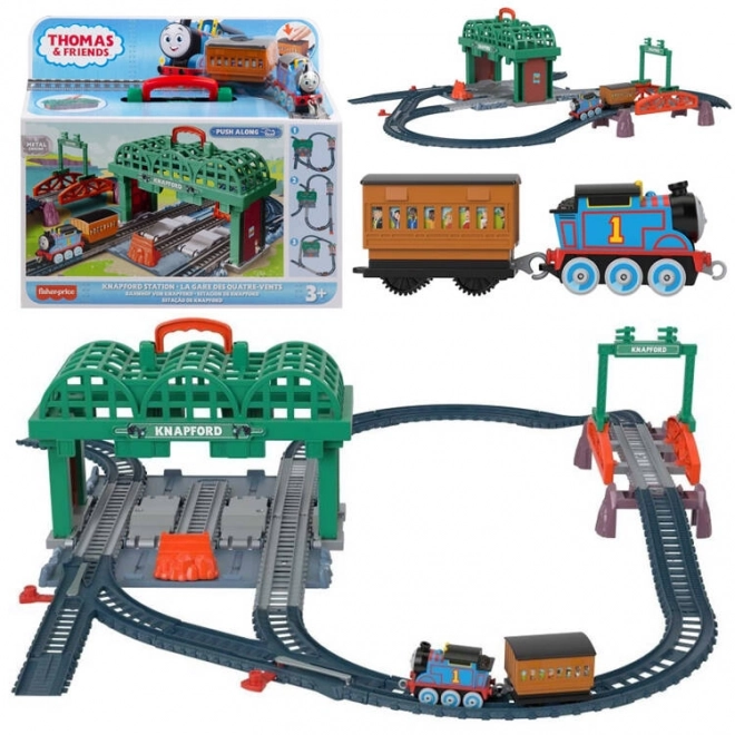 Fisher-Price Treintje Thomas en Vrienden Station Grodkov trein