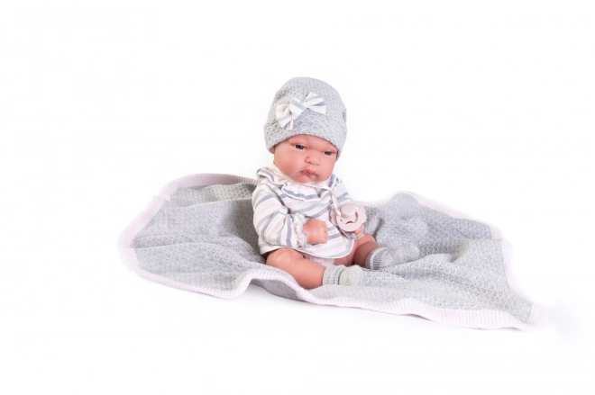 Antonio Juan 60029 TONETA - realistische babypop met volledig vinyl lichaam - 33 cm