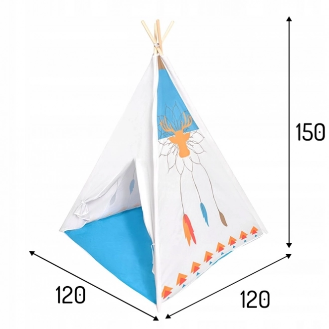 ECOTOYS Kinder Indiaans Tent