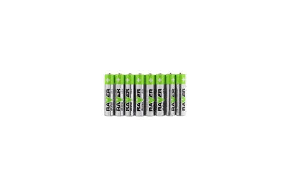 Batterij RAVER LR03/AAA 1,5 V alkaline ultra 8st in folie