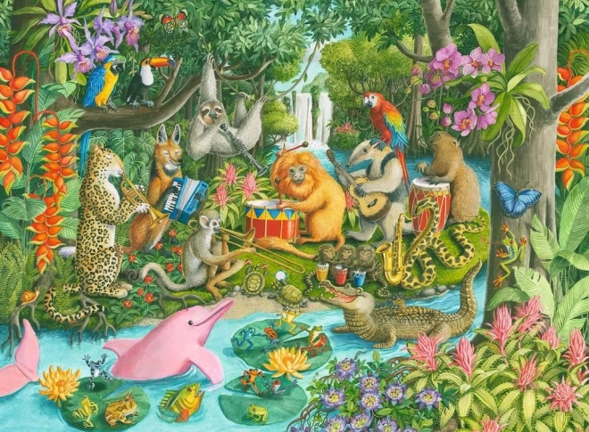 RAVENSBURGER Puzzel Regenwoudkapel XXL 100 stukjes