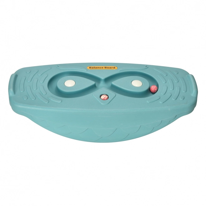 Balansschommelplank met doolhof voor kinderen turquoise