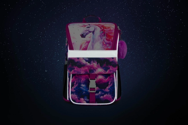 BAAGL 5 SET Zippy Eenhoorn Koninkrijk: schooltas, etui, zak, map, doos