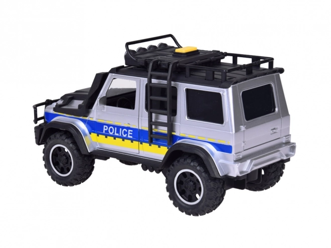 Off-road politieauto met lichten en geluiden