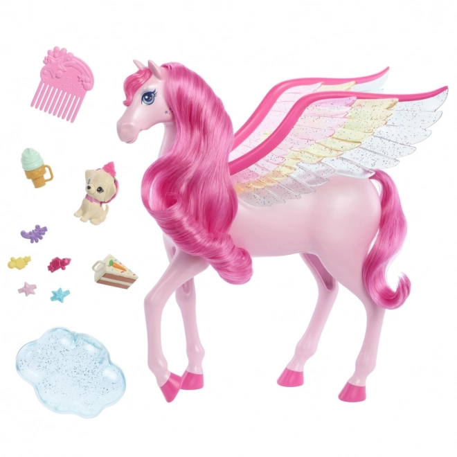 Barbie-figuur Magische Pegasus met licht en geluiden