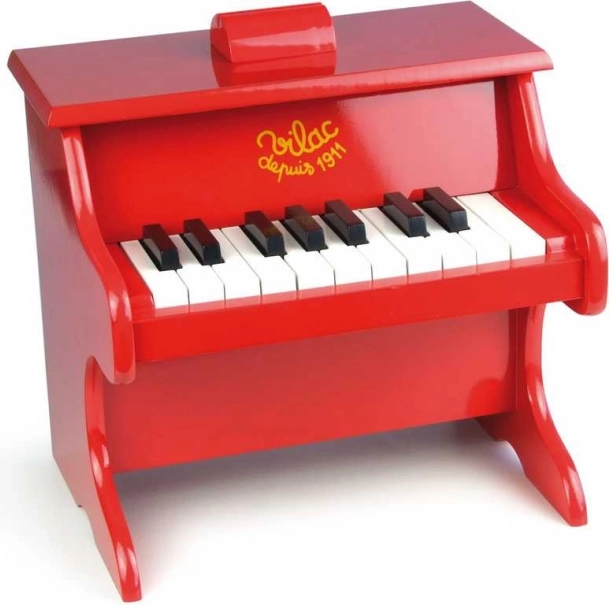Vilac rode houten kinderpiano