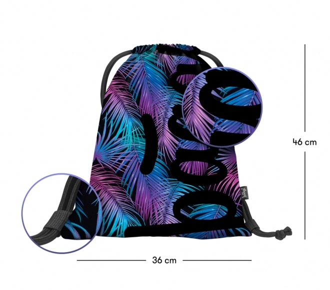 BAAGL 3 SET Core Palm: rugzak, etui, gymzak