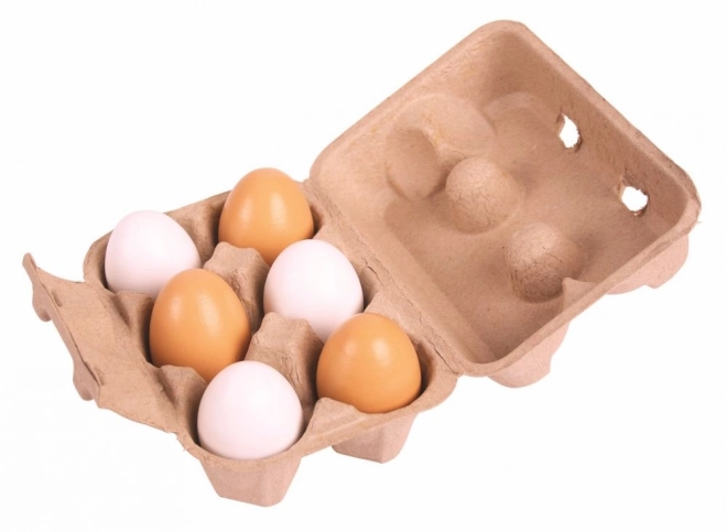 Bigjigs Toys Eieren in doosje 6 stuks