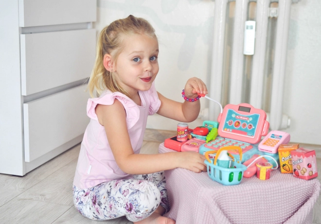 Kinderkassa Woopie met scanner en accessoires