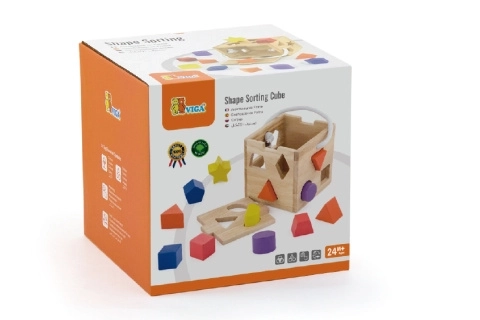 Houten invoegkubus