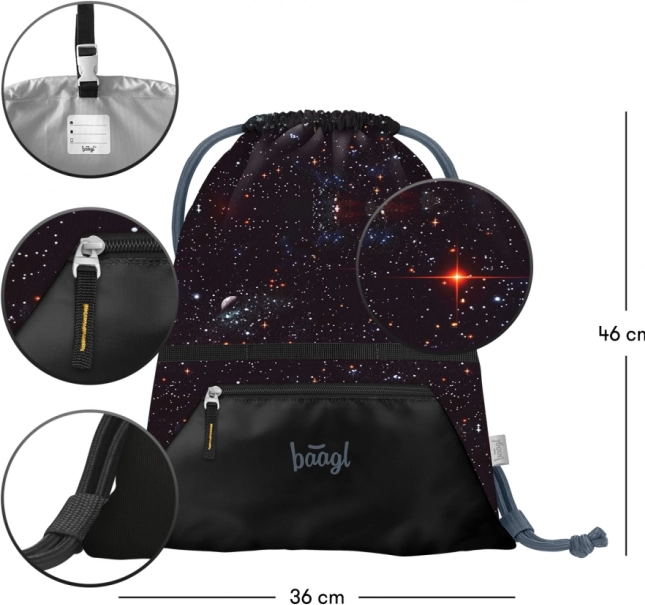 Baagl zak met vak Pixel Space