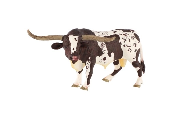 Model van een Texaanse langhoornstier 15 cm