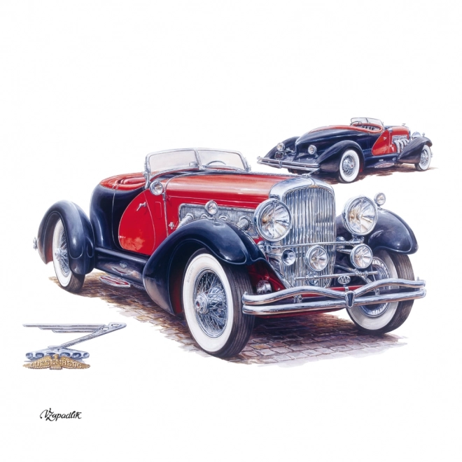 NOTIQUE Notitiekalender Classic Cars – Václav Zapadlik, 2025, 30 x 30 cm