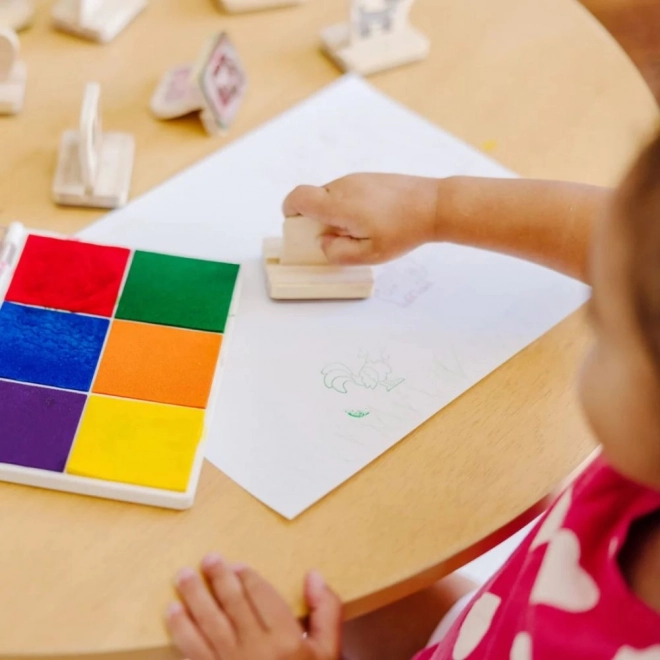 Afwasbare inkten 6 kleuren