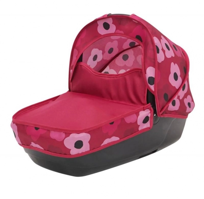 Poppenwagen 2in1 - Bella Klaproos Rood