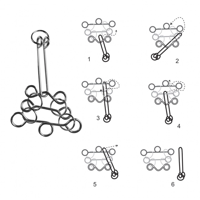 Metalen puzzels voor kinderen en volwassenen