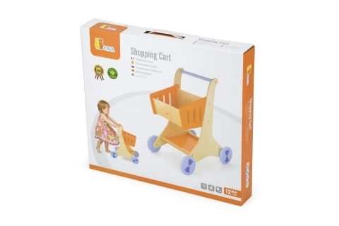 Houten winkelwagentje voor kinderen 12 m+