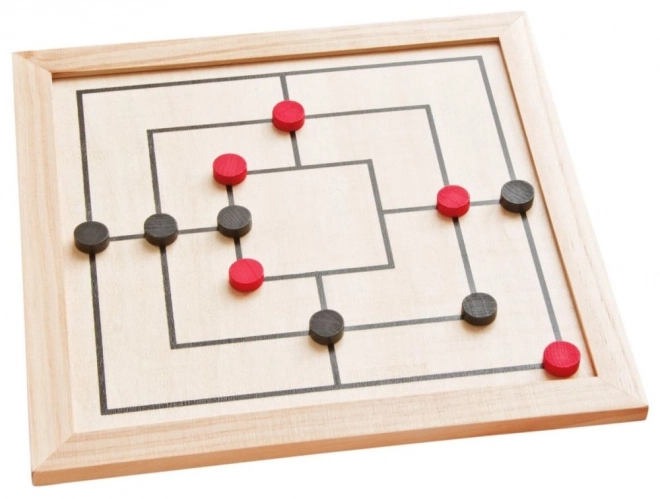 Spelset in houten doosje