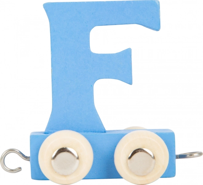 houten trein alfabet – letter F