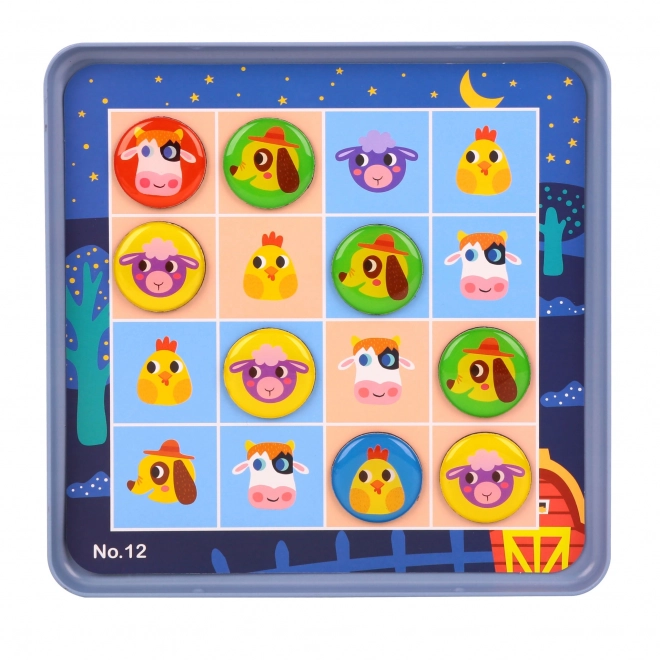 Kindersudoku boerderij door Tooky Toy