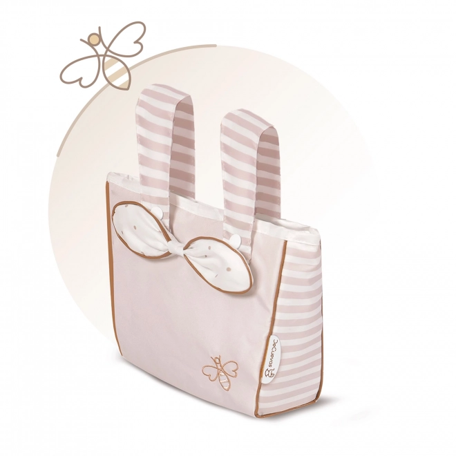 Opvouwbare poppenwagen met parasol en tas Verona 60 cm