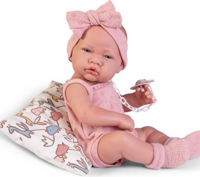Realistische baby pop met vinyllichaam 42 cm