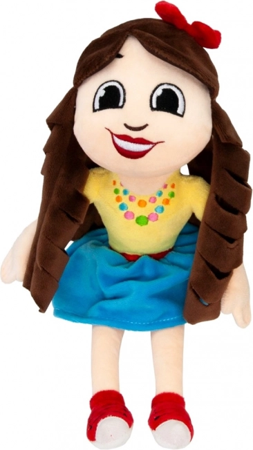 Pluche mascotte KAROL 34 cm