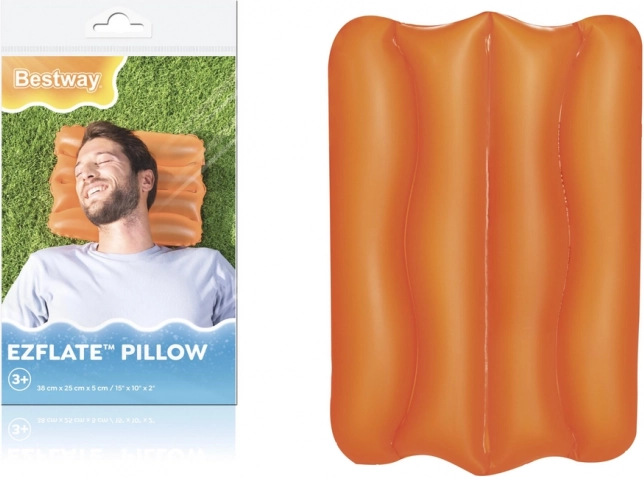 Bestway opblaaskussen oranje 38 x 25 cm