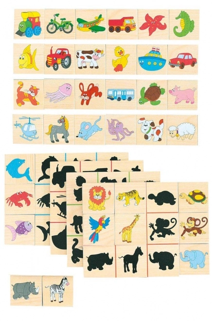 Puzzel vind de schaduw