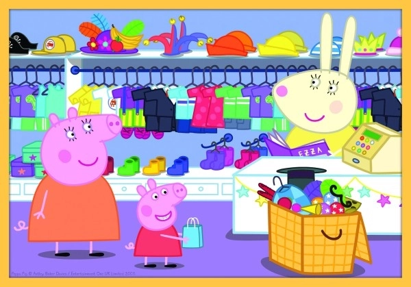 Puzzel 10v1 Peppa Pig