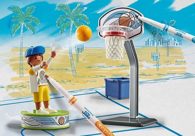 Playmobil Kleur Skater met basketbal