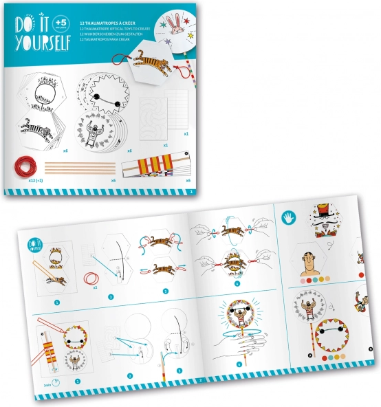 DJeco DIY thaumatrop Circus