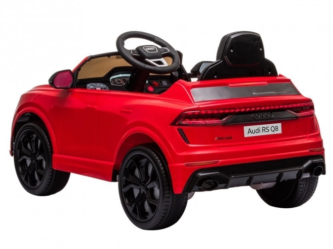 Elektrische auto Audi RS Q8 wit – Rood