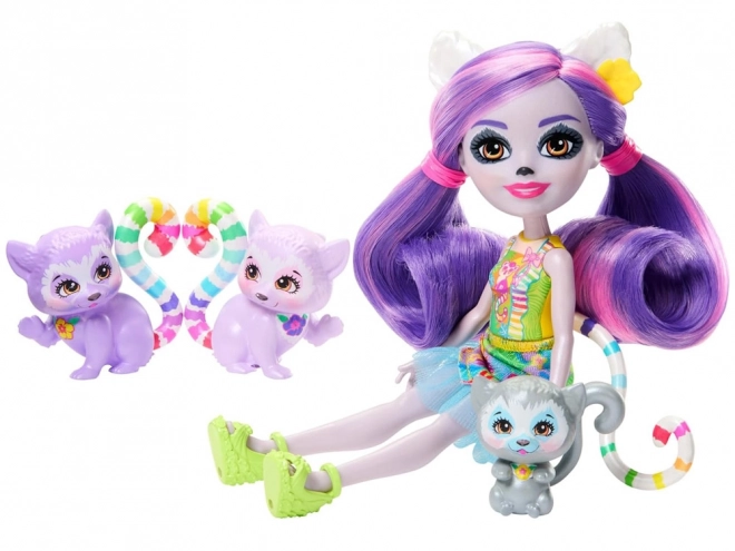 Lemurenfamilie van Enchantimals - Poppen