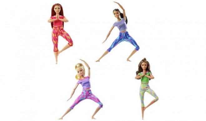 Barbiepop in beweging - 1 stuks