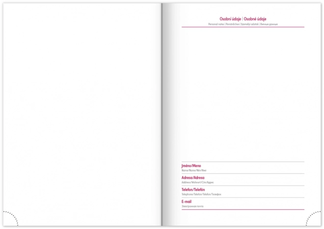 Weekagenda Aprint 2025, zwart, 15 × 21 cm