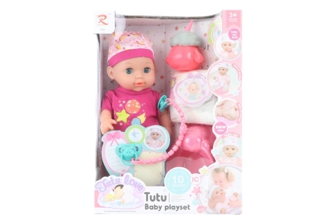 Panenka Tutu Baby 30 cm met plassen en geluiden