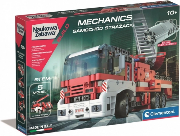 Mechanica Bouwset – brandweerauto met motor