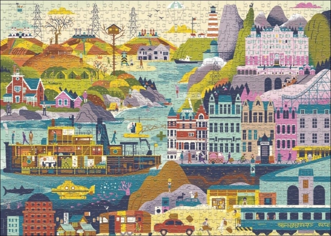 Puzzel Films van Wes Anderson van HEYE 1000 stukjes
