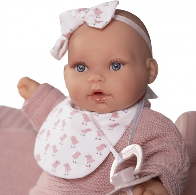 Realistische Pop Kika Met Geluiden en Zacht Lichaam 27 cm