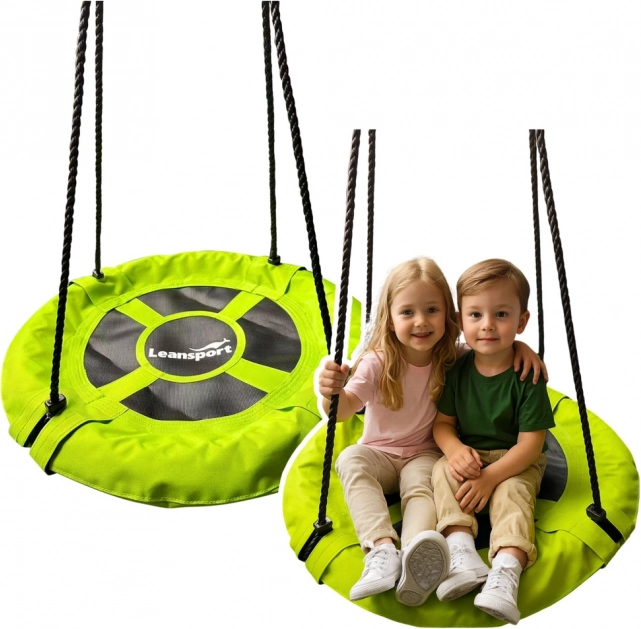 Tuin schommel voor kinderen, Groene Ooievaarsnest, 60 cm