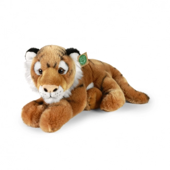Pluche tijger liggend 36 cm MILIEUVRIENDELIJK
