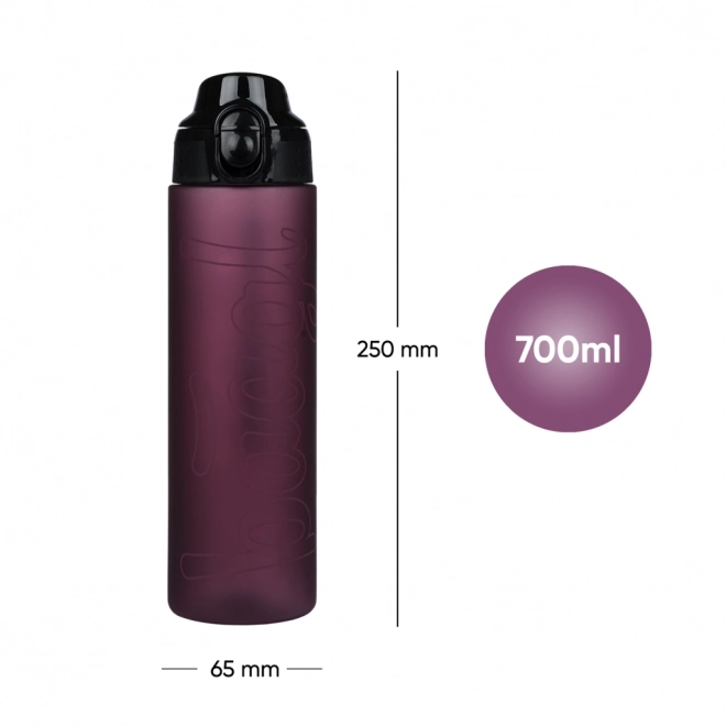 BAAGL Tritan flessen voor drinken Ruby, 700 ml