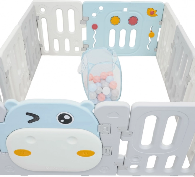 Modulaire speelbox Hippo blauw